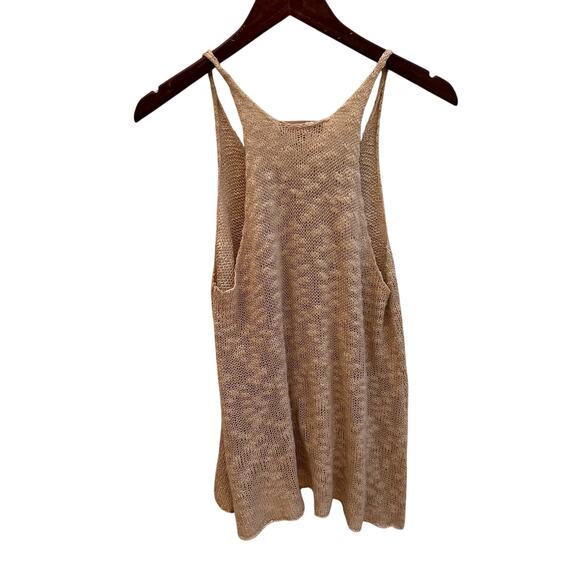 Philosophy Beige Knitted Sweater Tank Too Size Small - Picture 2 of 5